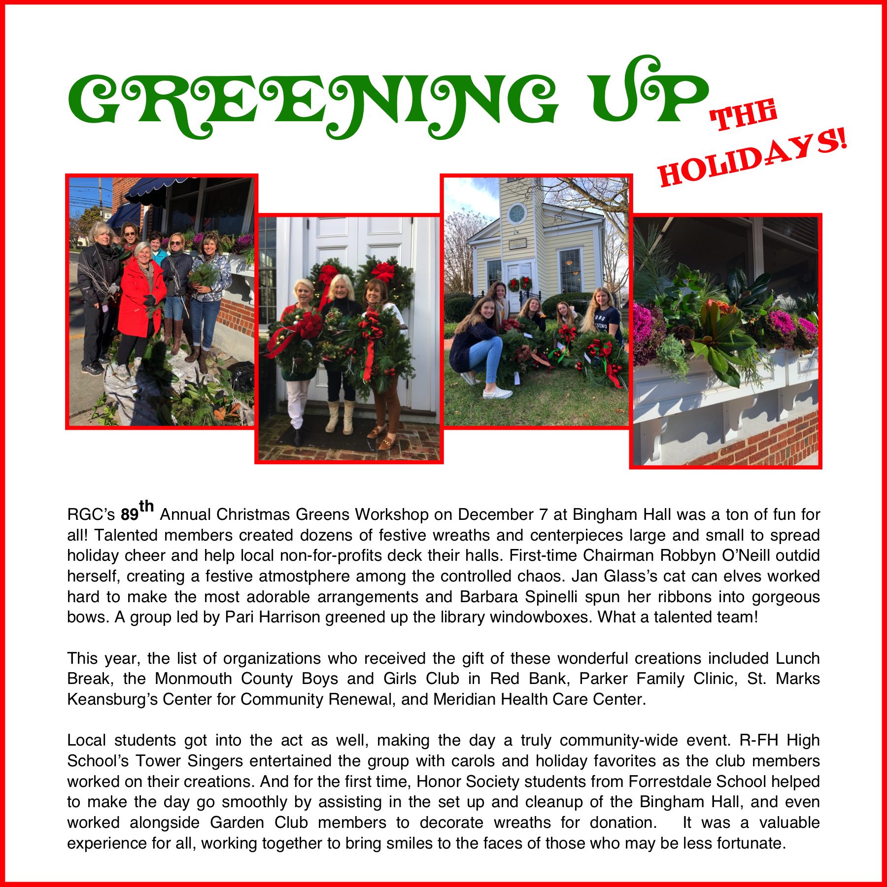 Christmas Greens Collage Web